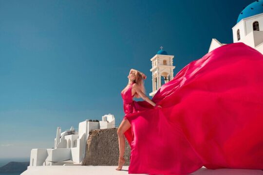 Santorini Flying Dress Experience