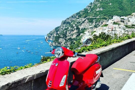 One day Vespa rental on the Amalfi Coast