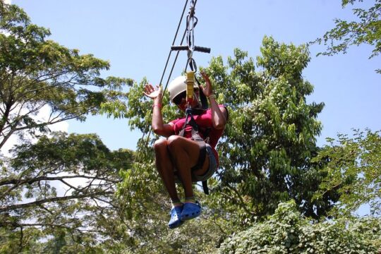 Ziplining Dunn's River falls Adventure from Ocho Rios