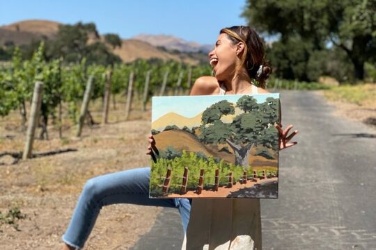 Paint in the Vineyard with Estate Wine Tasting