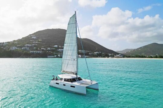Knot at Work - Half Day Private Catamaran Cruise in Sint Maarten