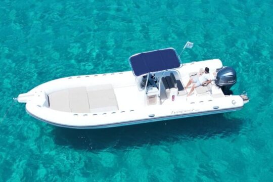 Sella del Diavolo Private dinghy trip with aperitif
