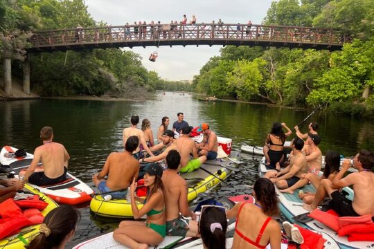 Giant Paddleboarding Austin's Springs and Party Island