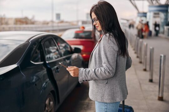 Krakow Private Airport Eco-transfer by Fully Electric car