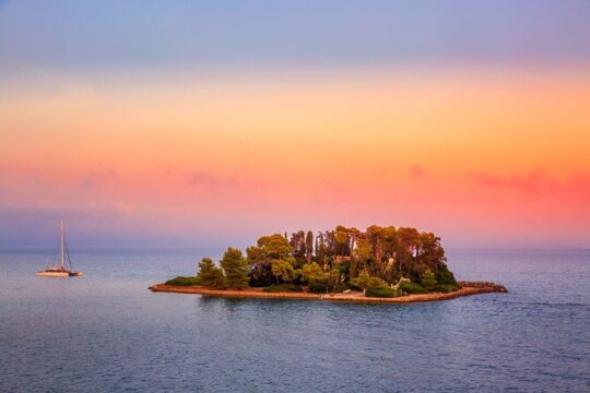 Sunset Boat Trip to Mouse Island Corfu