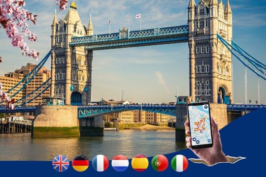 London centre: Walking Tour with Audio Guide on App