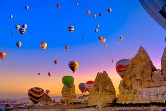 Tour to Pamukkale Ephesus Cappadocia with Balloon & Camel Rides