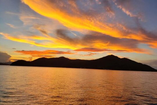 Sunset Yacht Cruise Along Trinidad North West Coast (Open Day Cruise)