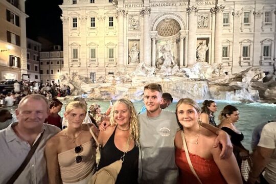 Rome Private Night Tour Spanish Steps Navona Pantheon Trevi