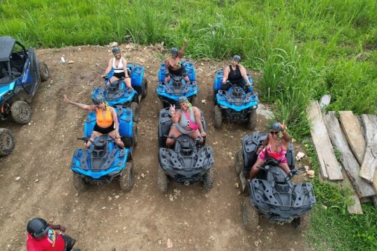 Atv jungle ride and ricks cafe from Montego Bay