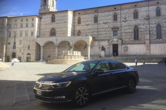 Private transfer from Rome city or airport to Umbria Assisi-Perugia-Orvieto area