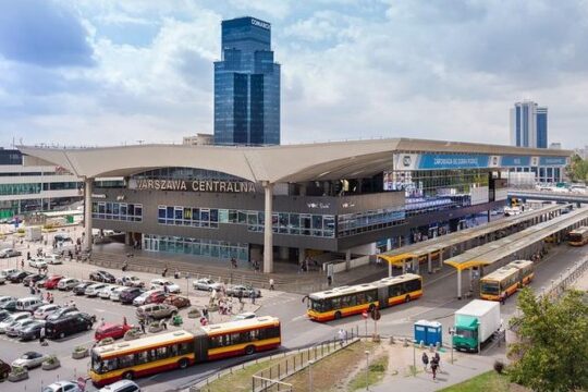 Private transfer from Central Railway Station to any location in Warsaw