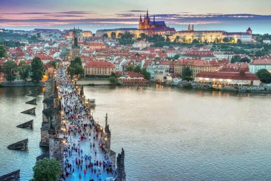 Private transfer from Krakow to Prague or from Prague to Krakow