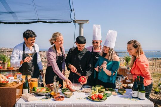 Paella Cooking Experience, Winery Tour & Sailing from Barcelona