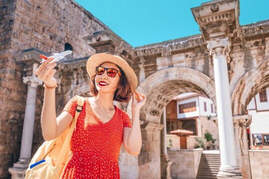 Antalya City Tour with Boat Trip and Duden Waterfall from Belek