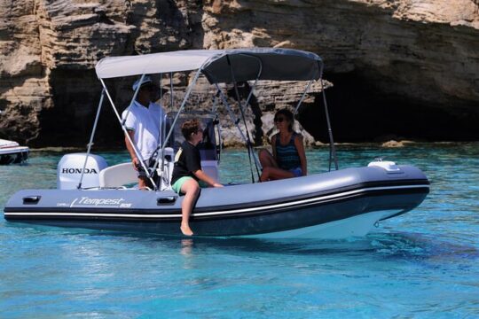 Latchi: Self Drive boat with masks/optional transfer from Paphos