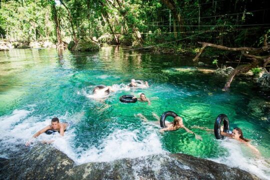 Bridges of Eden: Guided tour including swimming in the river