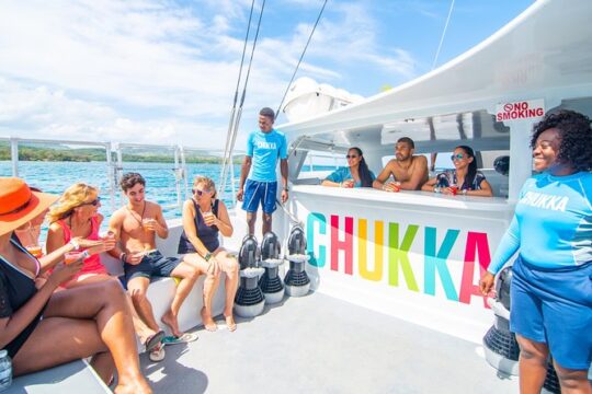 Dunn's River Climb, Zipline and Catamaran Cruise from Ocho Rios