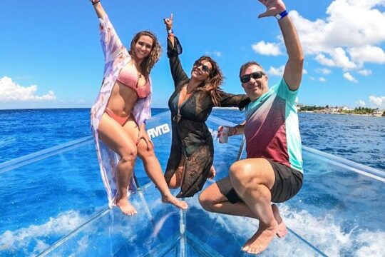 Private tour of Isla Mujeres and Reefs by Crystal Boat