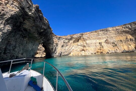 Comino and Parts of Gozo Full Day Private Boat Charter