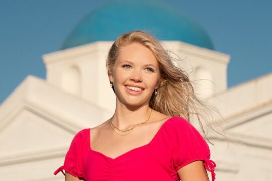 High end photo shooting session in Mykonos town