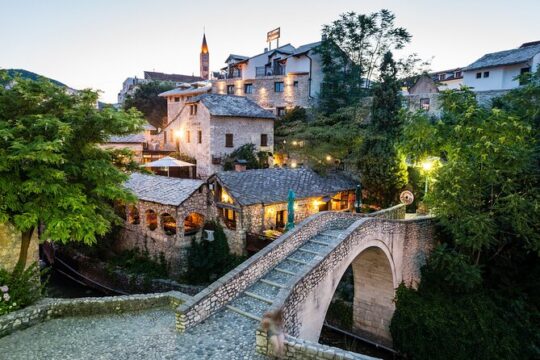 Private group city tour of Mostar and the Old Bridge