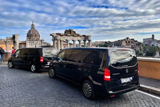 Private Transfer from Rome Fiumicino to the Hotel or Vice Versa