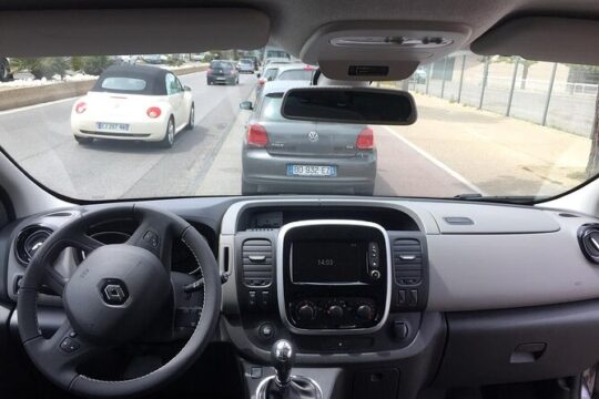 Vehicle with Driver in Provence
