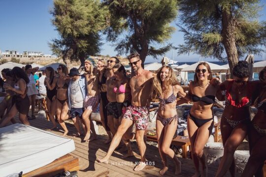 5 Hour Mykonos Beach-Club-Crawl Experience