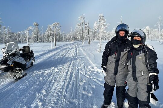 Ice Fishing with Snowmobiles