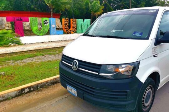 Round-trip Private Transfer Cancun Airport to TULUM - up to 9 pax
