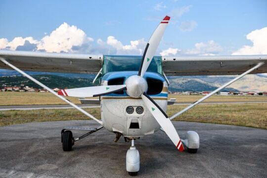 Montenegro panoramic light aircraft flight experience -air tour