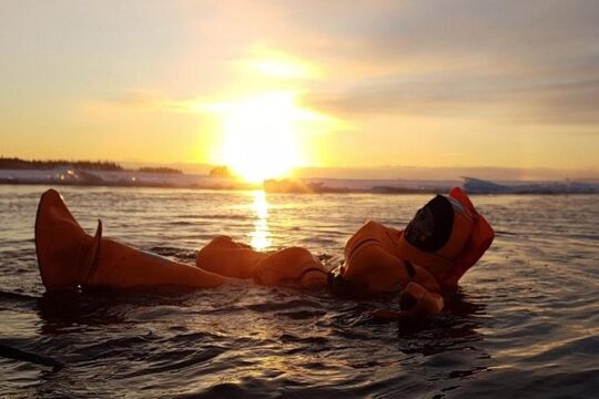 Midnight Sun Floating Experience in Forest Lake