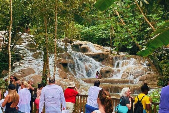 Private Dunn's River and Bamboo Rafting Combo from Ocho Rios