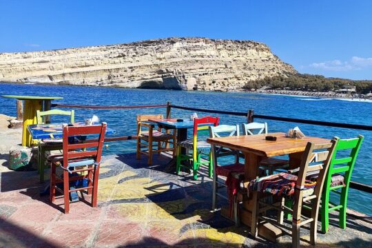 Matala Beach+Caves, Palace of Phaistos & Zaros Lake | Private