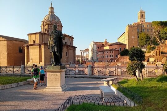 Colosseum, Roman Forum and Trajan's column