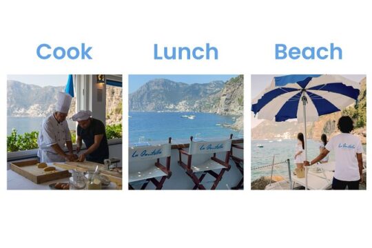 Cooking Class and Beach Day in the Amalfi Coast