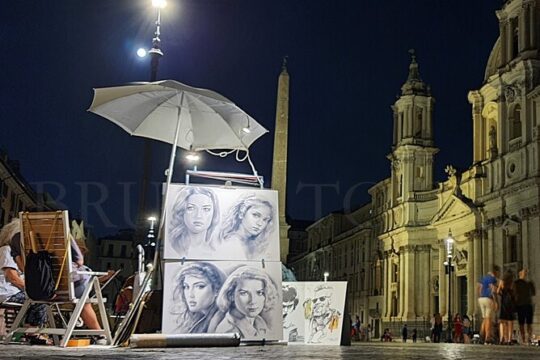 Rome at Night Walking Tour of Pantheon Trevi Spanish Steps Navona & more