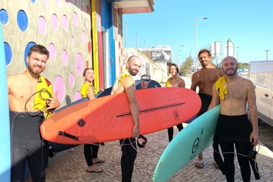 Riding Waves and Making Memories: A Group Surf Lesson to Remember