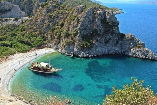 Kusadasi Boat trip with BBQ Lunch & Roundtrip Transfer