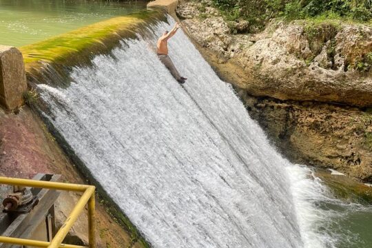 Largest Natural Waterslide, River Hike and Beach Tour in Arecibo