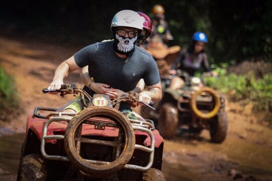 ATV, Zipline and Cenote at Extreme Adventure with Tulum Pickup