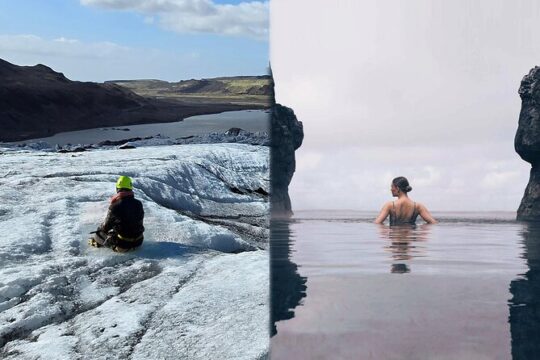 Glacier Hike and Sky Lagoon Spa, Pure Package