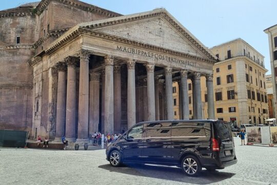 Private tour of Roma minivan Mercedes V class
