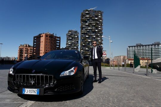BERGAMO ORIO AL SERIO-MILANO airport transfer with private Luxury Car