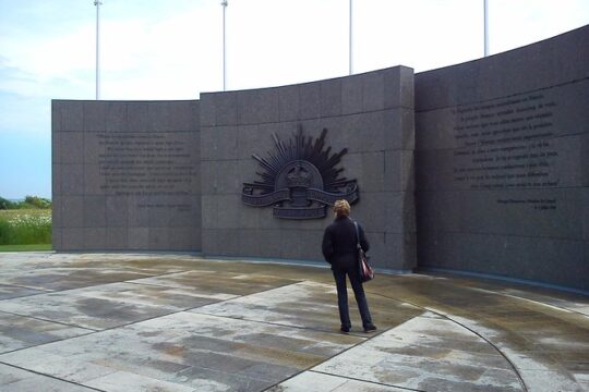 Australian and New Zealand Battlefield Day Tour in the Somme from Lille or Arras