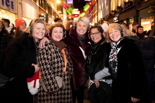 Boogie Shoes Christmas Silent Disco Walking Tours London