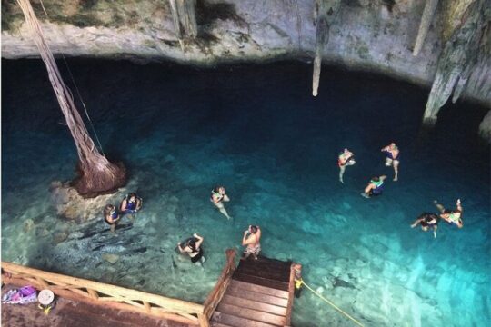 Cenotes Santa Barbara, Eknakan Church & Acanceh Ruins Tour