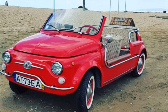 Lisbon by Fiat 500 convertible!!