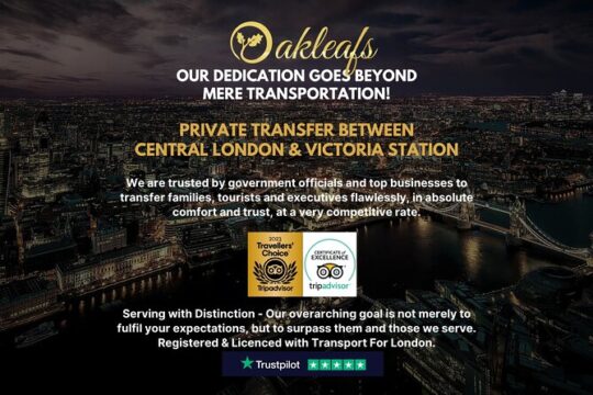 Victoria Station – Chauffeur/ Taxi - To & From Central London